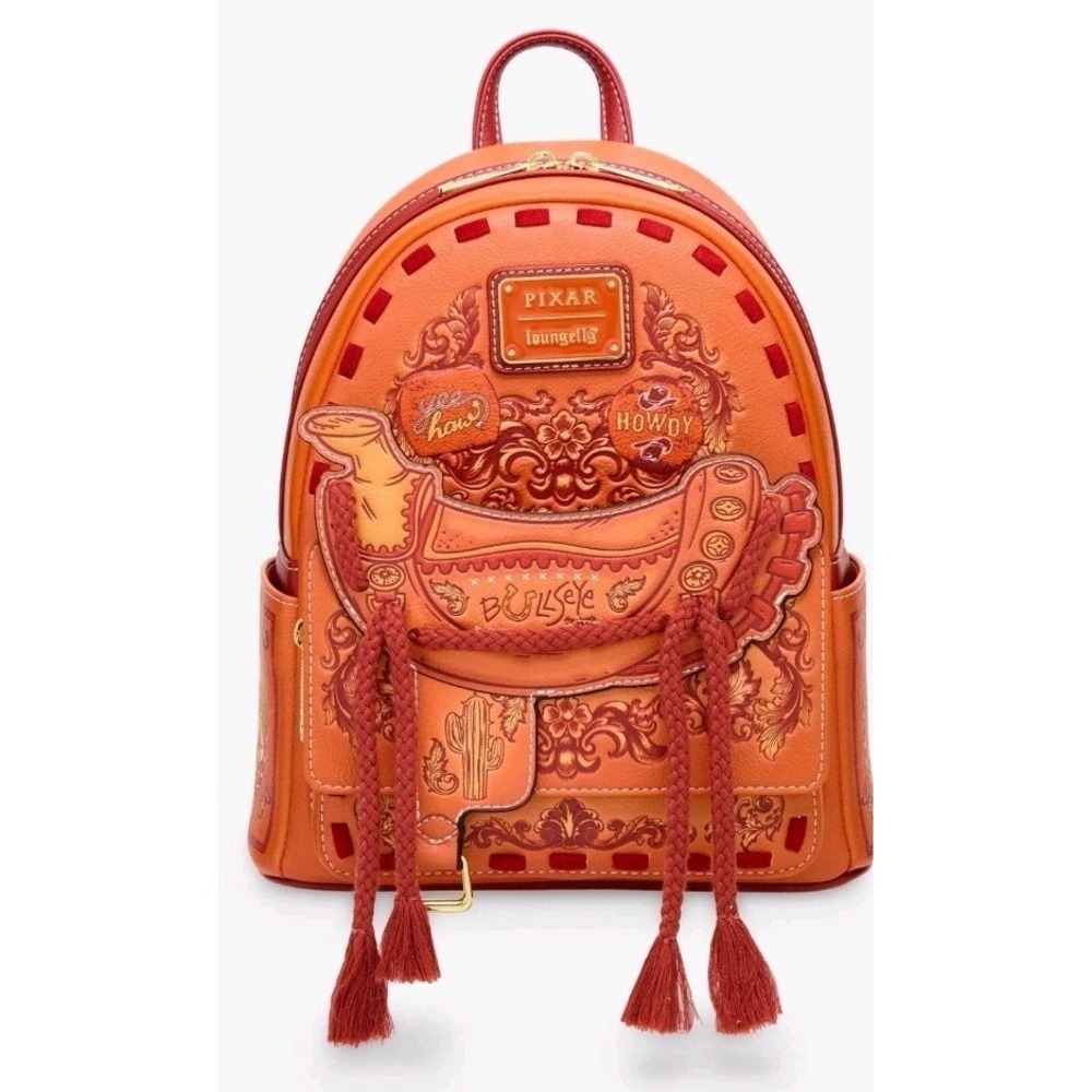 NEW! Loungefly Disney Pixar Toy Story Bullseye Saddle Backpack Western Cowboy - Picture 2 of 4